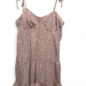 Wild Fable Lavender Smocked Dress